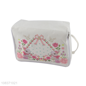 Good quality printed non-woven storage bag for toys clothes sundries