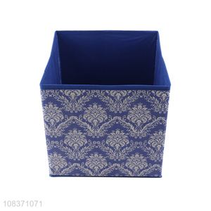Factory price foldable non-woven storage box lidless storage bins