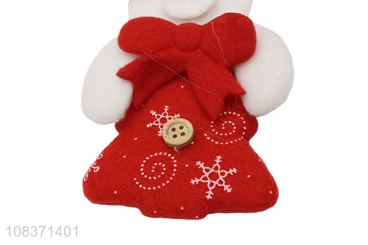 Factory wholesale single fleece pendant Christmas party decor