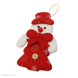 Wholesale price creative snowman hanging pendant for party