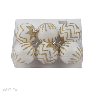 Popular design 6 pieces shatterproof <em>Christmas</em> <em>balls</em> <em>Christmas</em> tree ornaments