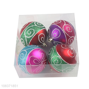 Wholesale 4 pieces shatterproof <em>Christmas</em> <em>balls</em> <em>Christmas</em> tree ornaments baubles