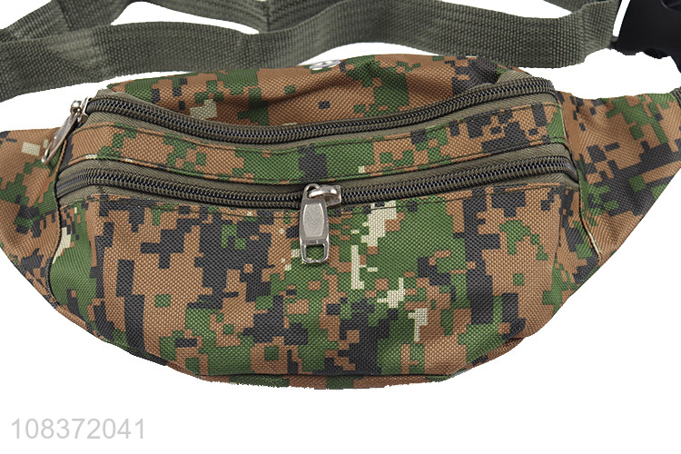 Good sale fashion camouflage waist bag large capacity backpack