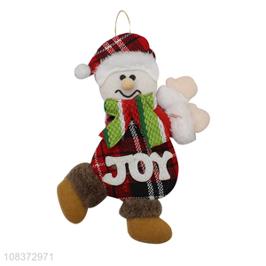 Good Price Cute Snowman Christmas Tree Hanging Decoration