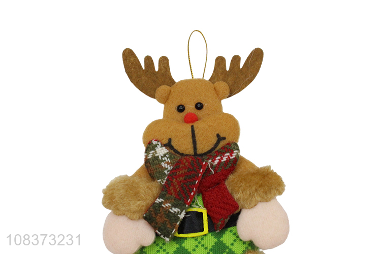 Cartoon Christmas Elk Christmas Tree Hanging Decoration