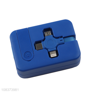 Customized stretchable 3 in 1 quick charging usb data line for Android