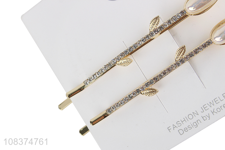 Fashion design elegant ladies hairpin hair clips for women