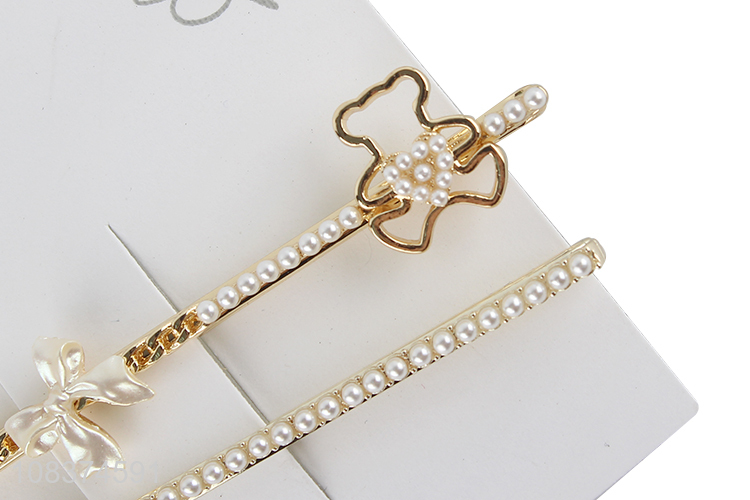 Cute design fashion ladies hairpin hair clips wholesale