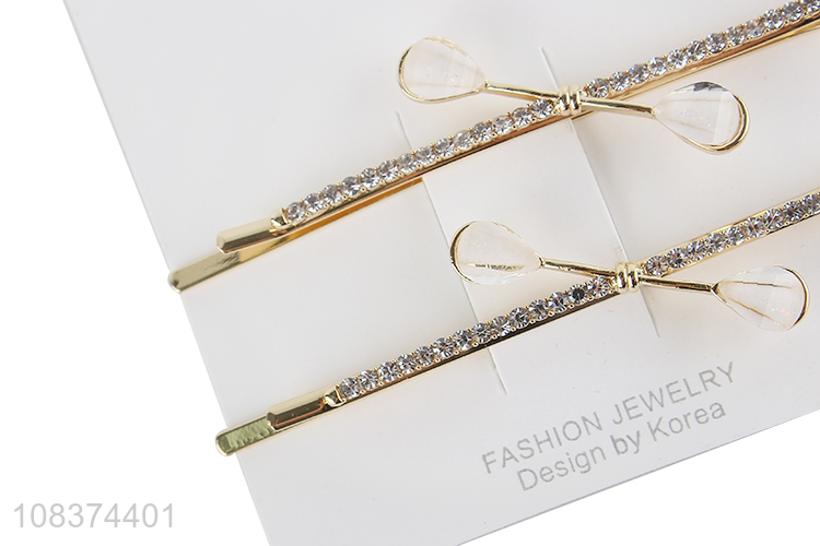 New design fashion delicate hair clips hairpin for ladies