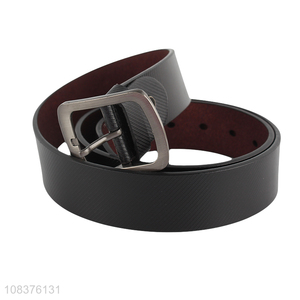 Hot product men's formal belt pu leather belt for casual pants