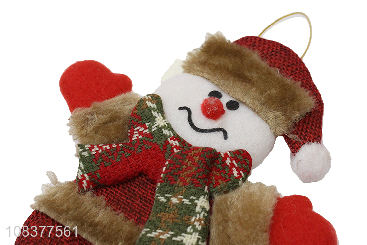 Good selling snowman hanging ornaments with sucker