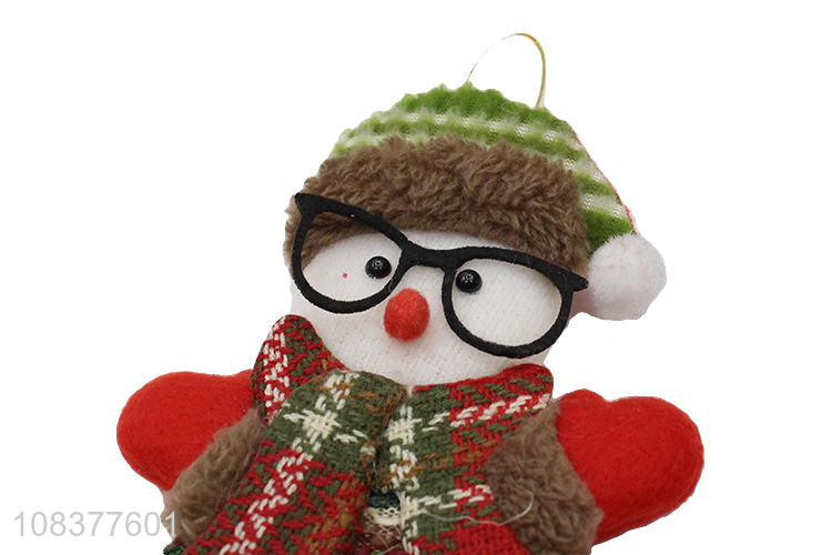 Best quality snowman shape hanging pendant for christmas