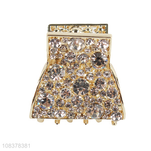 High Quality Alloy <em>Claw</em> <em>Clip</em> Hair <em>Clip</em> With Rhinestone