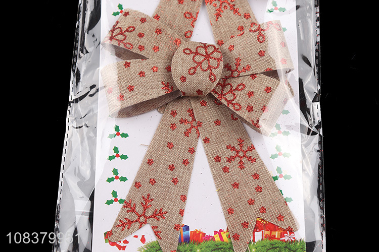 Yiwu market 2pcs party christmas bow-knot for decoration