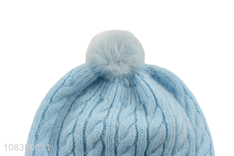 Newest Toddler Baby Knitted Hat Kids Winter Beanie