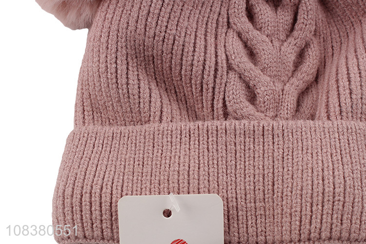 Wholesale Comfortable Knitted Hat Baby Beanie For Winter