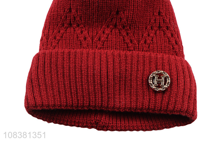 Fashion Comfortable Winter Hat Knitted Hat Women Beanie