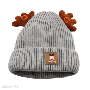 Cute Design Kids Winter Warm Hat Fashion Knitted Beanie
