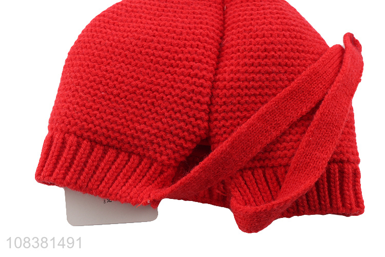 Good Sale Knitted Hat Winter Earmuffs Hat For Children