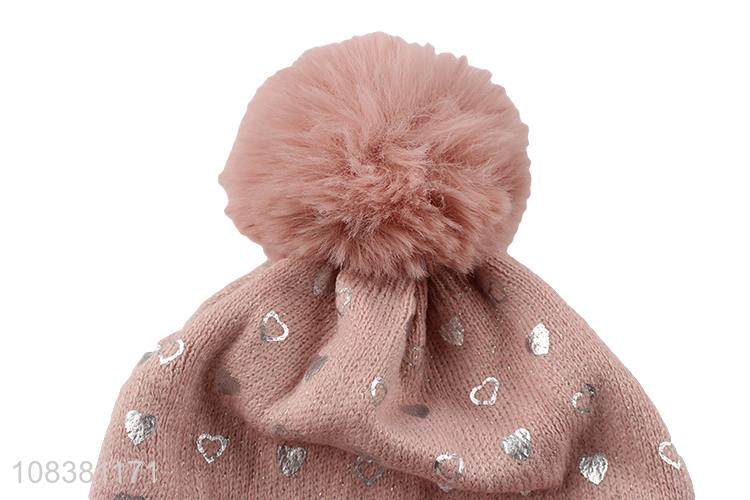 New Design Fashion Winter Hat Knitted Beanie For Children