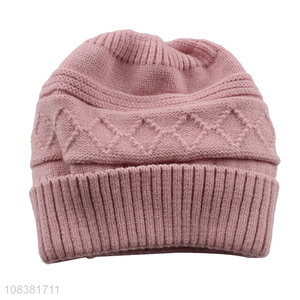 Wholesale Comfortable Knitted Hat Kids Beanie For Children