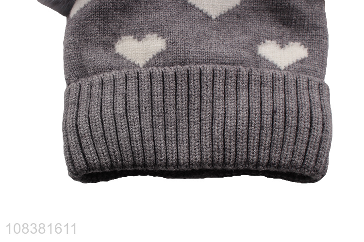 Best Selling Kids Knitted Beanie Fashion Winter Hat