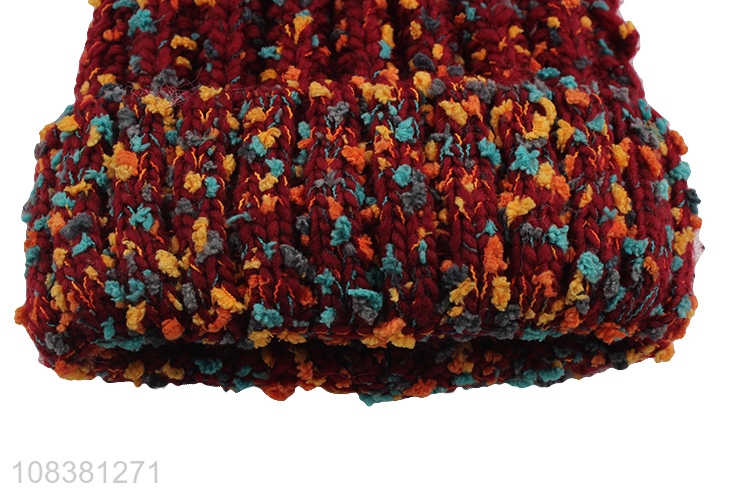 Hot Selling Girls Beanie Winter Hat With Pompon Ball