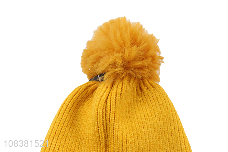 Hot Selling Kids Knitted Hat Fashion Earmuffs Hat