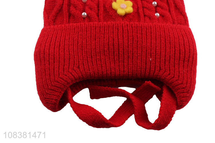 Good Sale Comfortable Earmuffs Hat Knitted Hat For Children