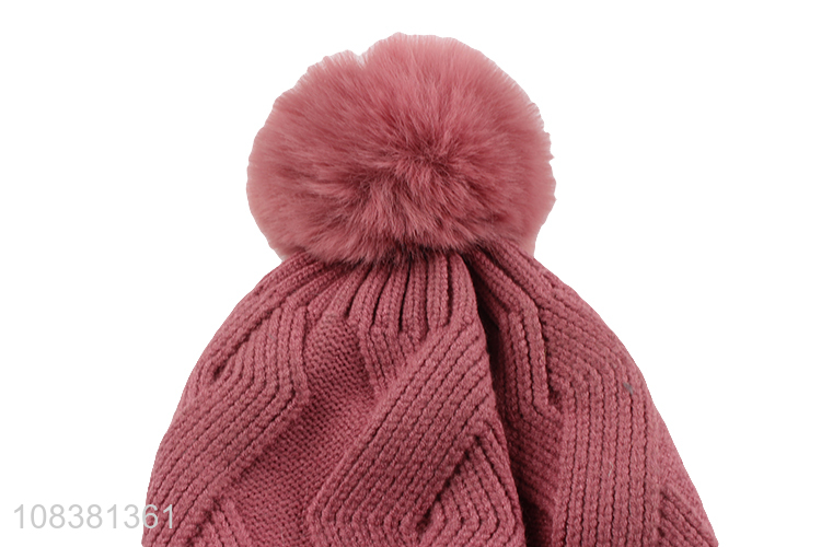 Hot Sale Winter Warm Hat Knitted Beanie For Women