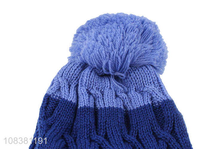New Arrival Colorful Knitted Hat Ladies Beanie