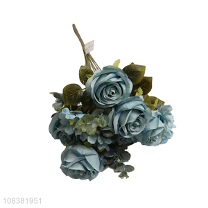 Low price plastic natural simulation flower for decoration