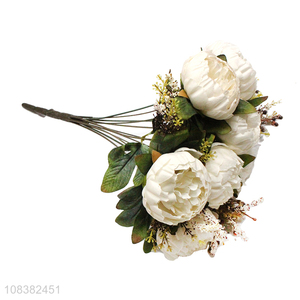 Latest products 12heads natural simulation flower for decoration
