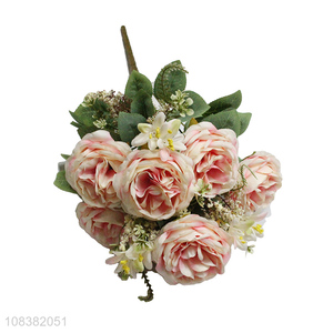 Popular products 11heads fake rose flower simulation flower