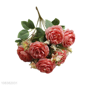 Latest products natural fake rose flower artificial flower