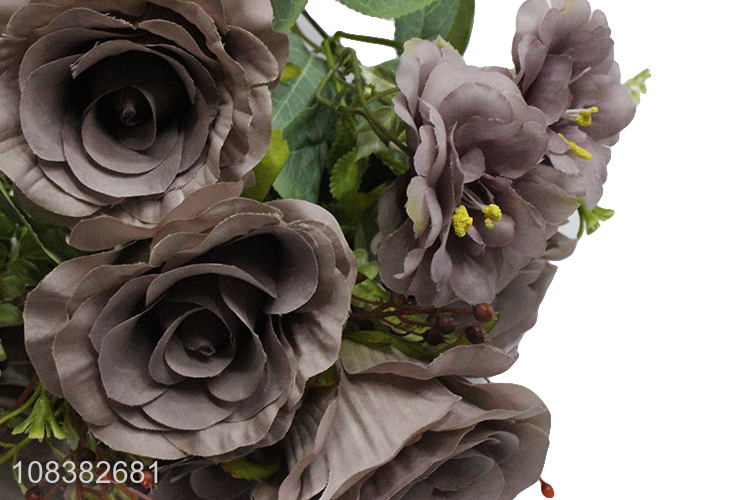 Factory price elegant 11heads natural simulation flower for sale