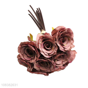 Most popular 9heads art artificial flower fake flower for wedding