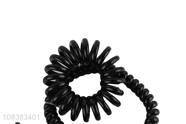 Hot selling durable spiral hair ties coil hair ties hair bands