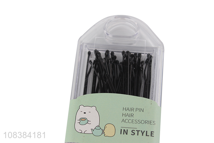 Good price simple metal hair clips kids hairpins wholesale