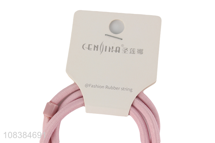Yiwu market wholesale simple hair rings girls hair accessories