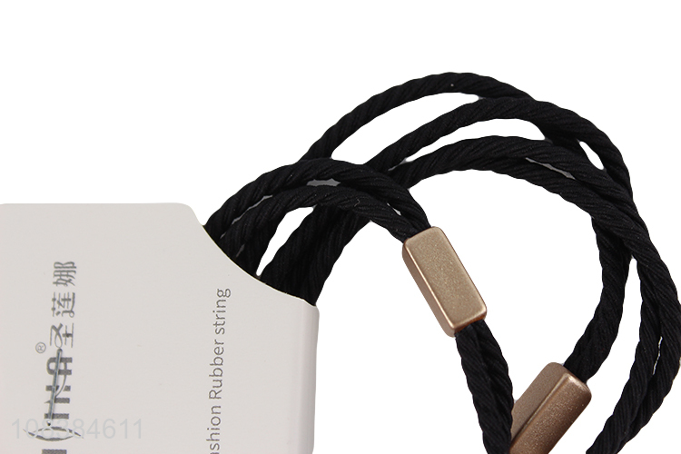 China yiwu ladies simple hair rope portable hair ring