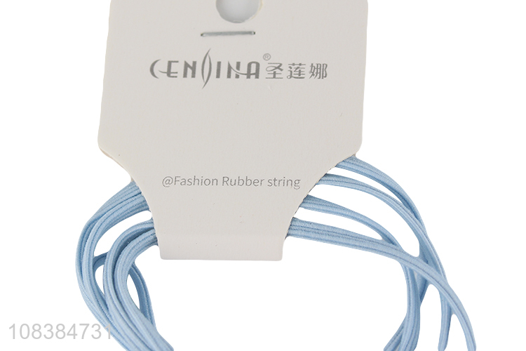 Best price blue nylon hair ring girls kids hair rope