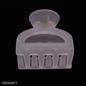 Yiwu direct sale plastic hair claw ladies fashion hair clips