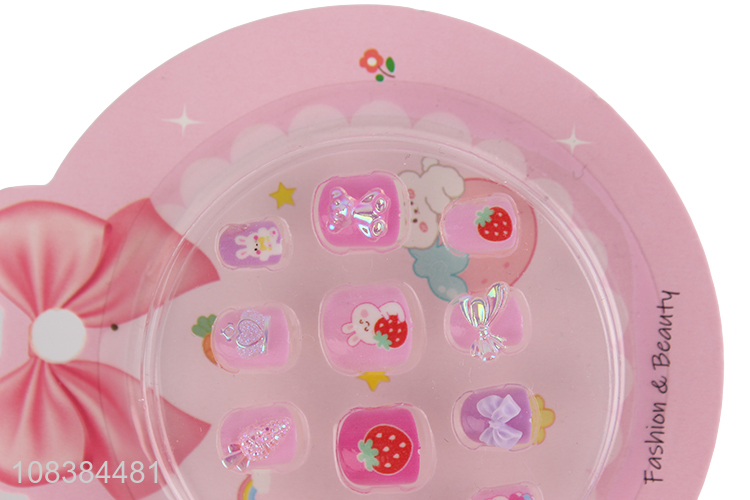 Online wholesale cartoon nail stickers girls nail supplies