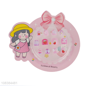 Online wholesale cartoon nail stickers girls nail supplies