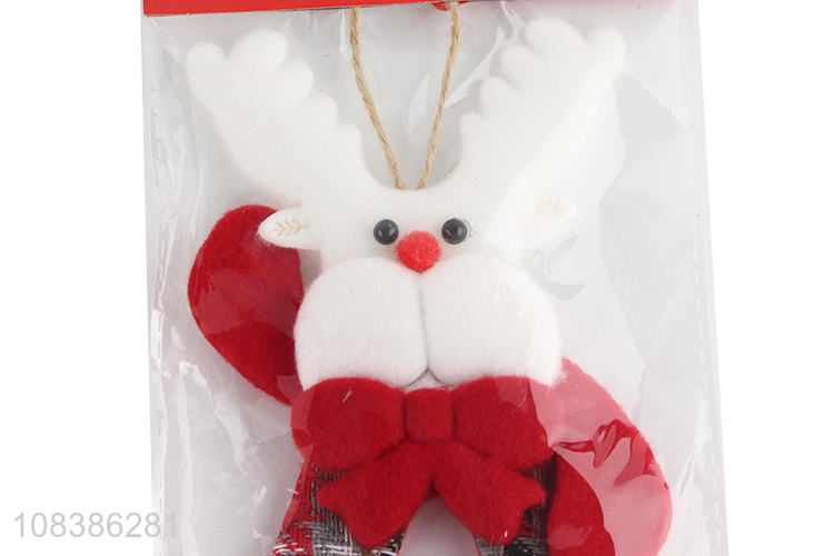 Wholesale Christmas tree hanging decor non-woven fabrics ornaments