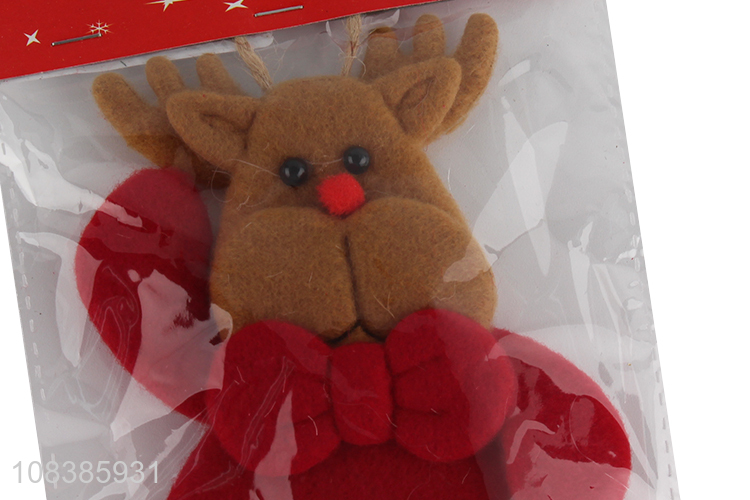 Good quality Christmas tree hanging ornaments non-woven ornaments