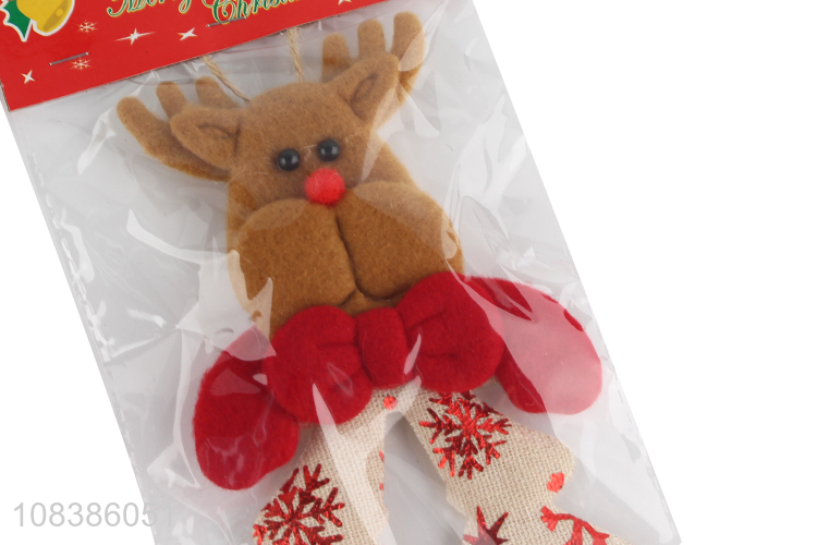 Good quality non-woven fabrics Christmas tree hanging ornaments