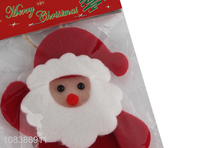 Yiwu Sirect Sale Santa Claus Ornaments Non-woven Craft Decoration