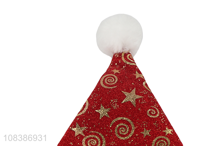 Yiwu Market Polyester Christmas Hat Party Christmas Decoration